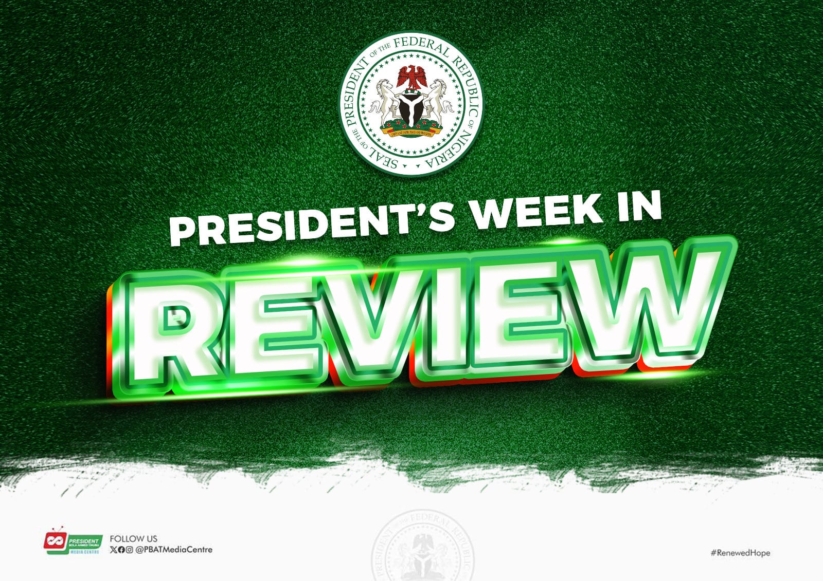 President's Week in Review